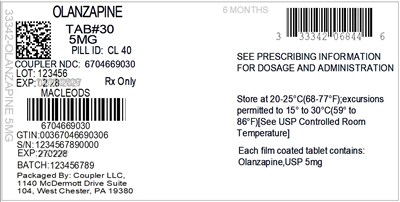 Label (33342 068 44 Olanzapine 5mg 67046 690 30)